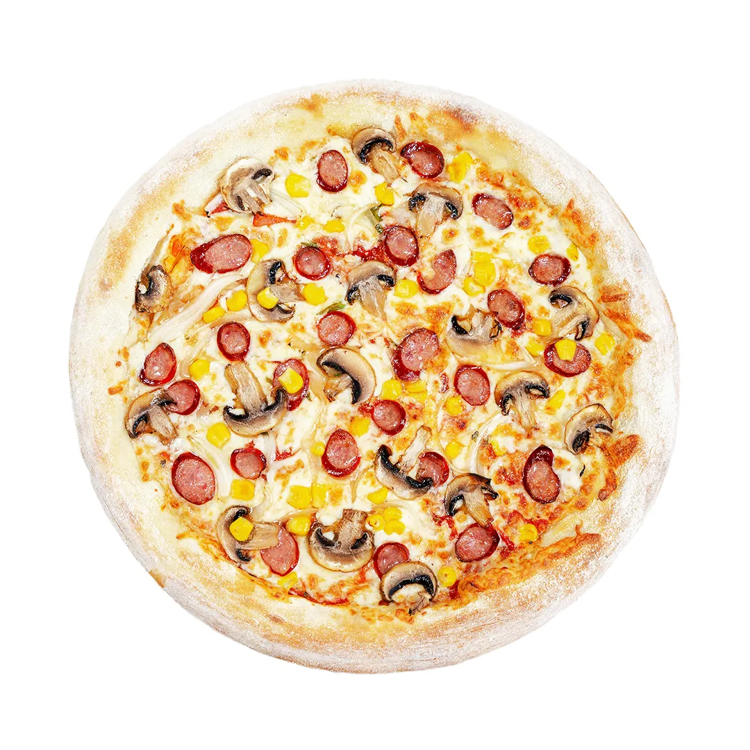 Пицца Колбаски с грибами, фото 1, цена от  грн